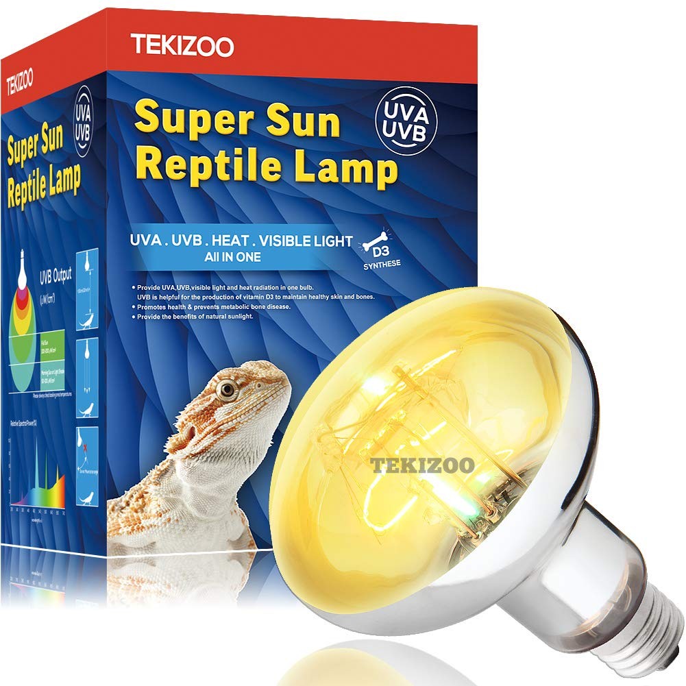 TEKIZOO UVA UVB Sun Lamp 160W High Intensity 1 Count (Pack of 1) 
