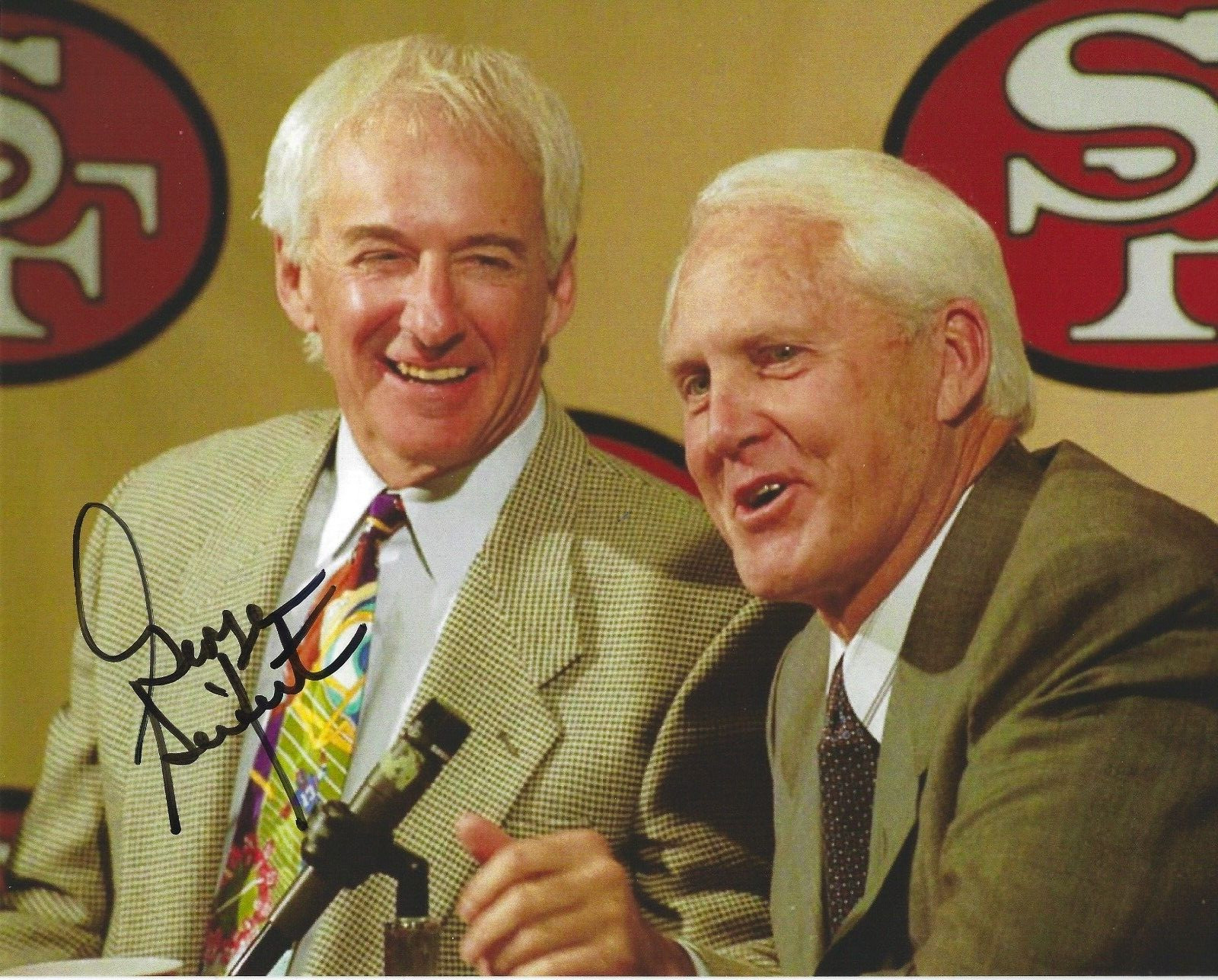 GEORGE SEIFERT Signed 8.5 x 11 Photo Signed REPRINT Football SAN FRANCISCO 49ERS