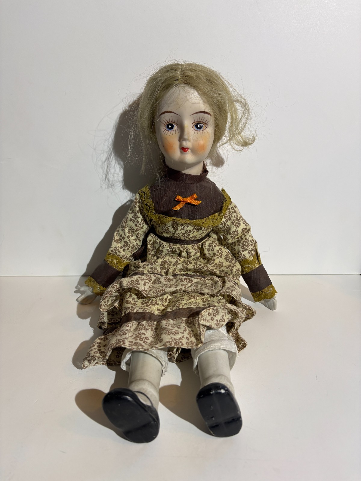 Antique Handmade Porcelain Doll