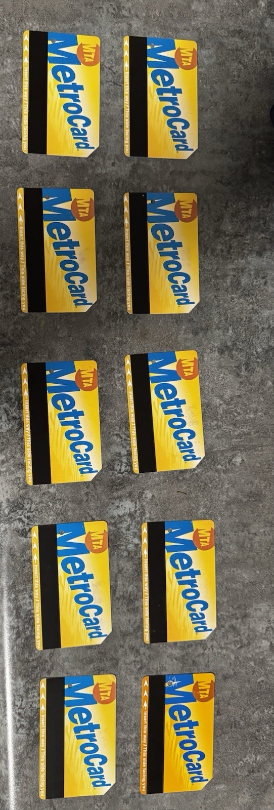 NYC METRO CARDS 2000$ Each