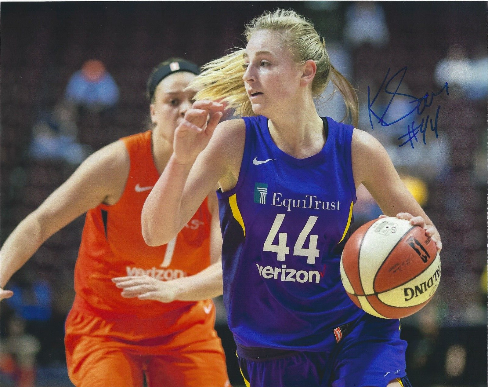 KARLIE SAMUELSON Signed 8.5 x 11 Photo Signed REPRINT Basketball WNBA Stanford