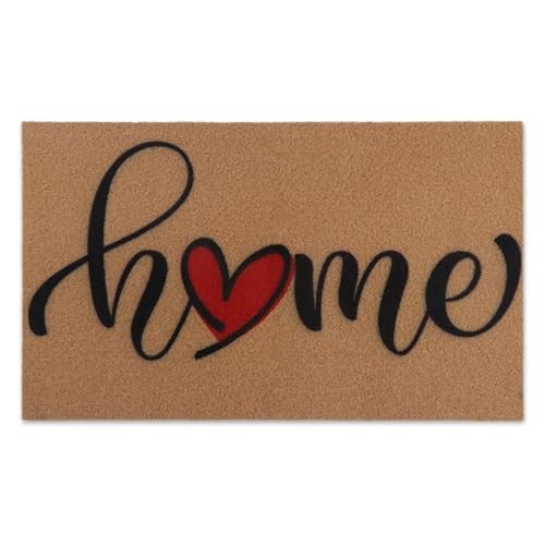  Home Copywriter Door Mat Red Love Heart Welcome Doormat Thick Bottom Home 1