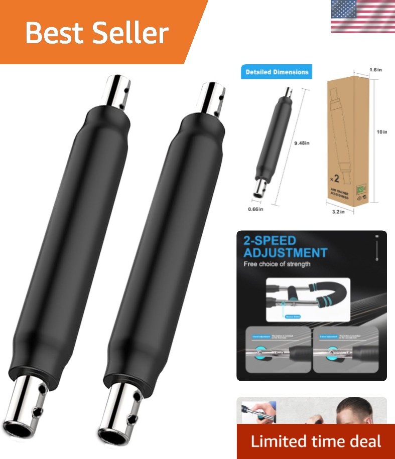 Twister Arm Exerciser,Adjustable Spring Workout Bar, Forearm Triceps Chest En...