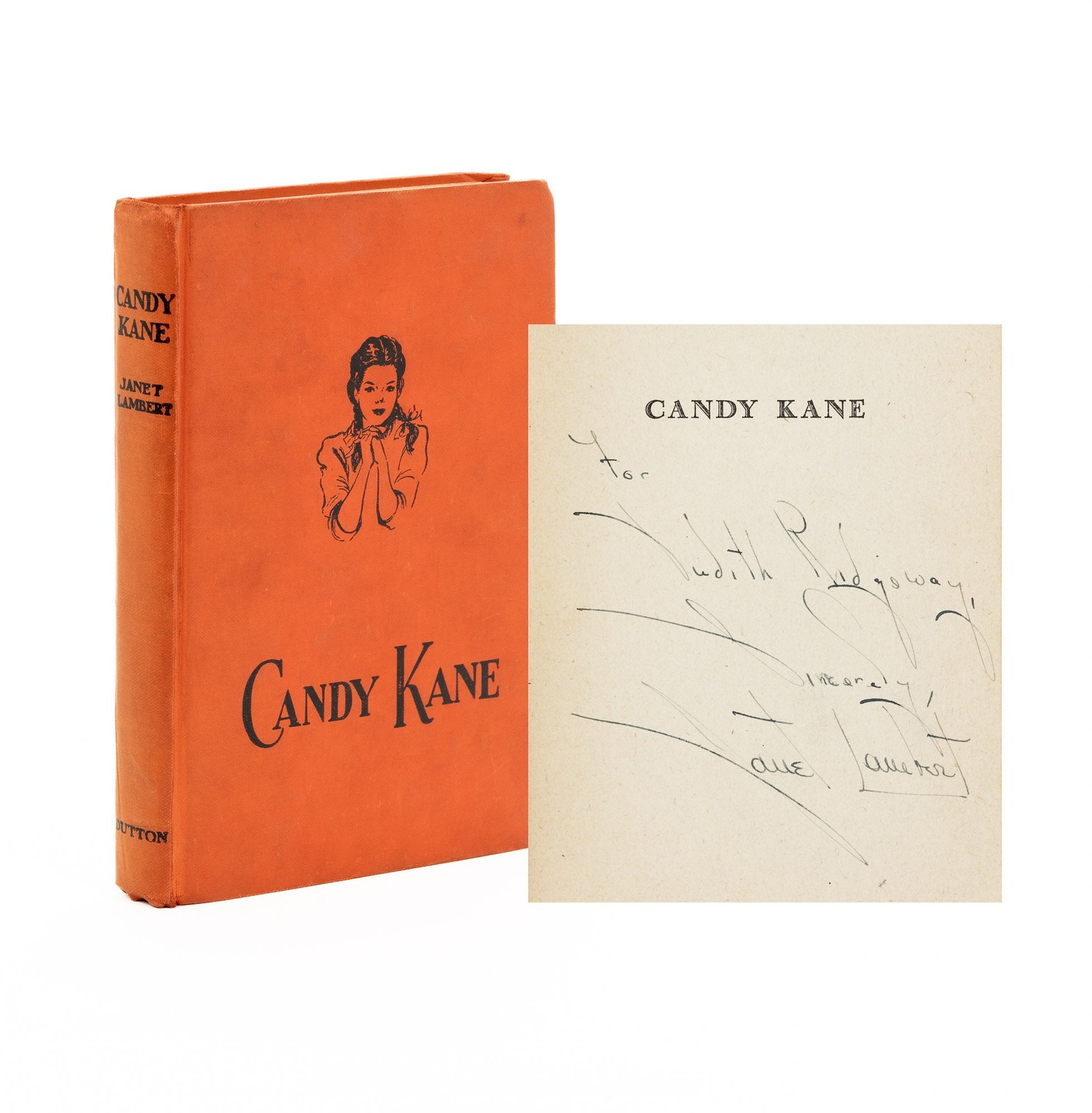 Janet Lambert – Candy Kane – Inscribed and signed – Hardcover – 1947