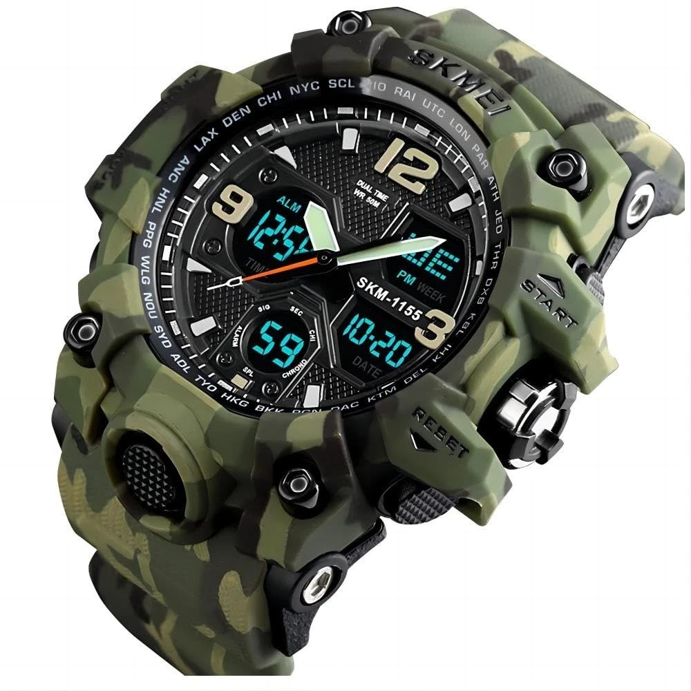 Men_s Watches Sports Outdoor Waterproof Military Tactical Watch Date Multi Fu