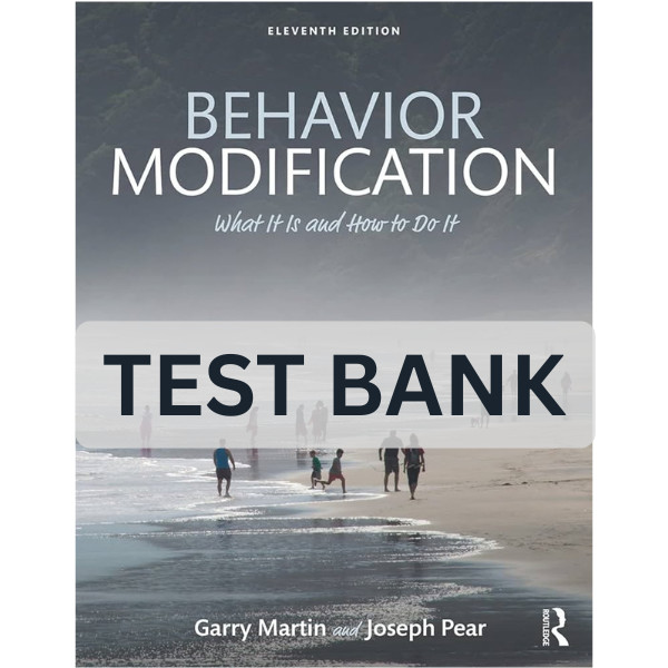 Test Bank Behavior Modification What It Is and How to Do It 11th Edition