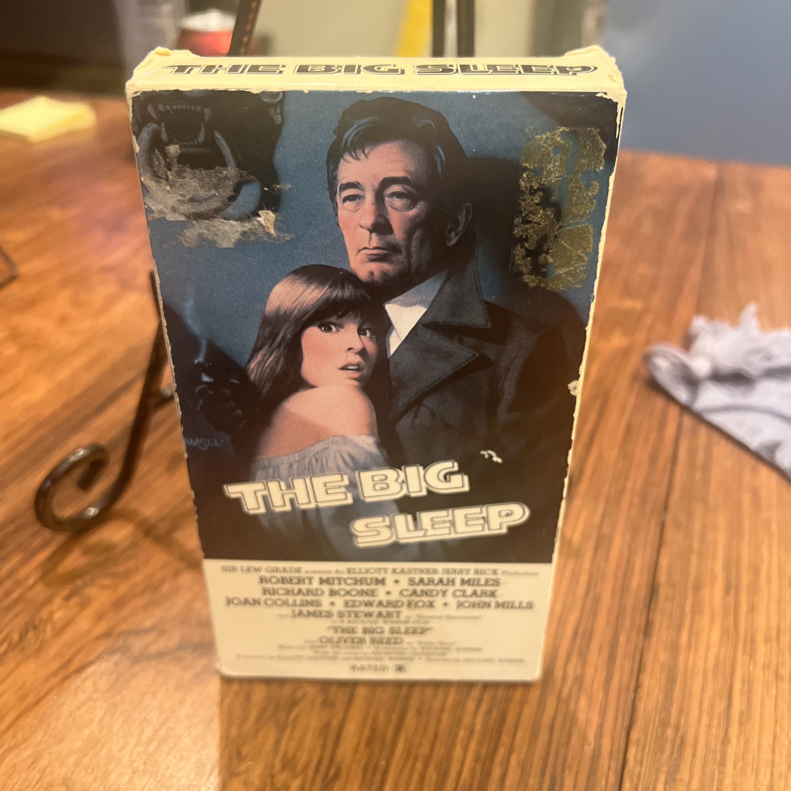 The Big Sleep - Robert Mitchum -HOME VIDEO MOVIE BETAMAX 1980 