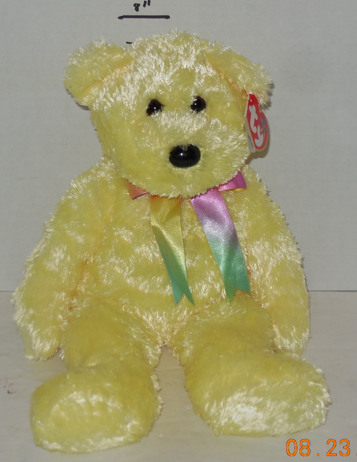 TY Beanie Buddies 12" SHERBET The Yellow bear plush toy