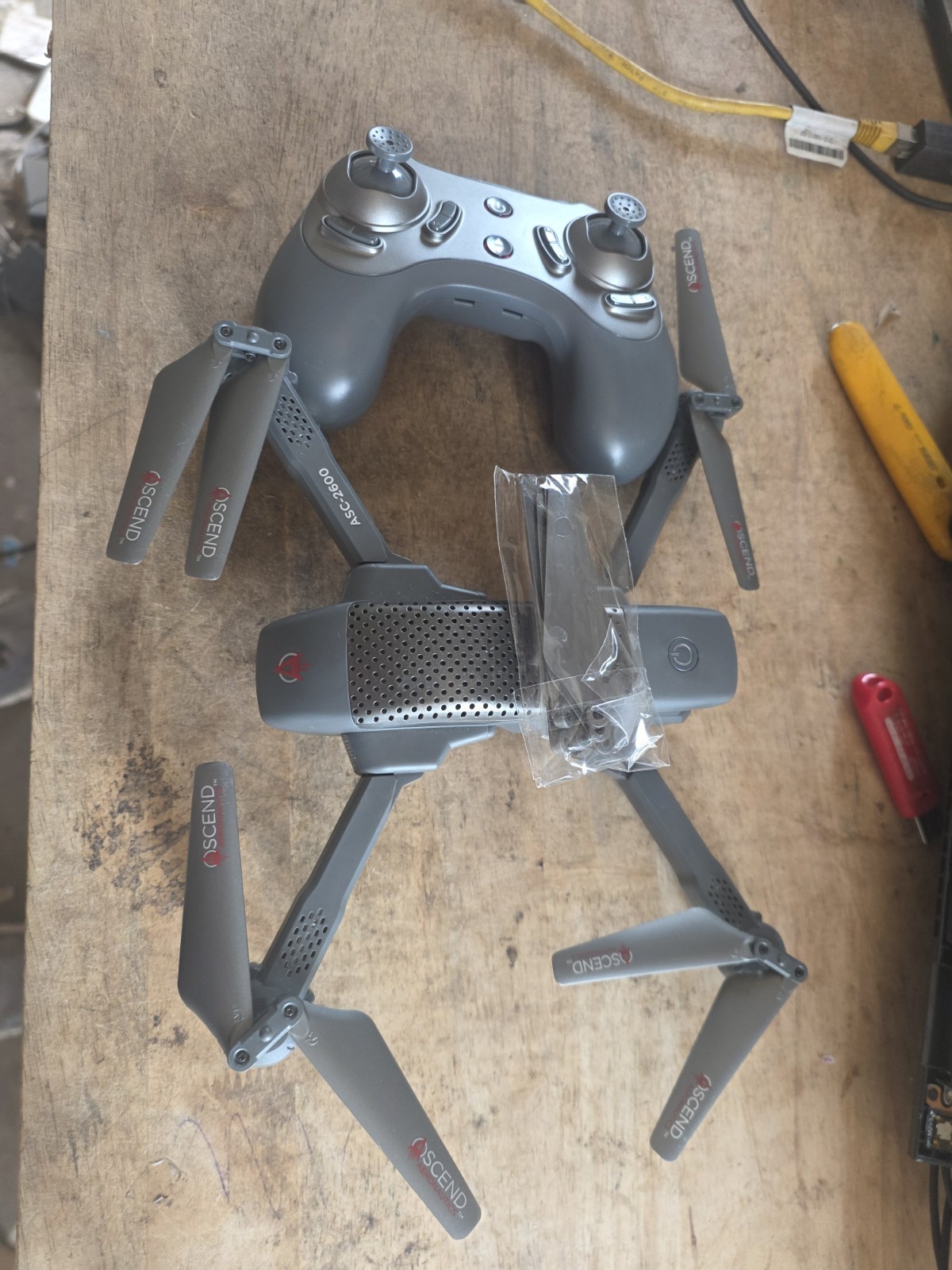 Ascend Aeronautics ASC-2600 Premium HD Video Drone 1080P Camera W Cyrl