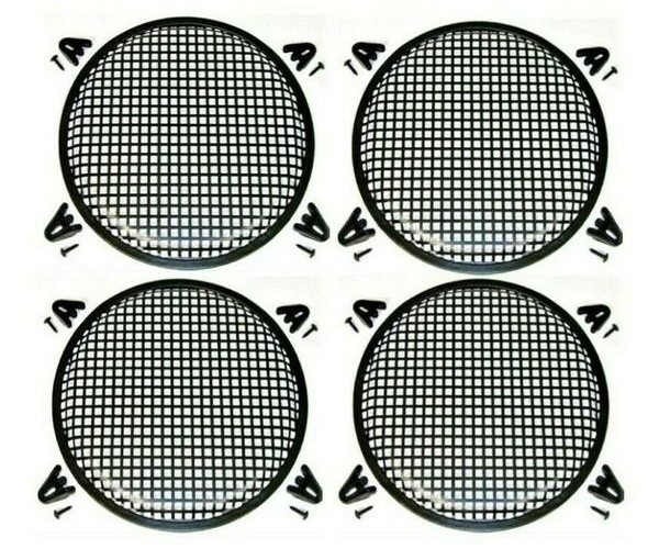 4 Cerwin Vega CRDJS15 15" Subwoofer Speaker Metal Mesh Cover Waffle Speaker