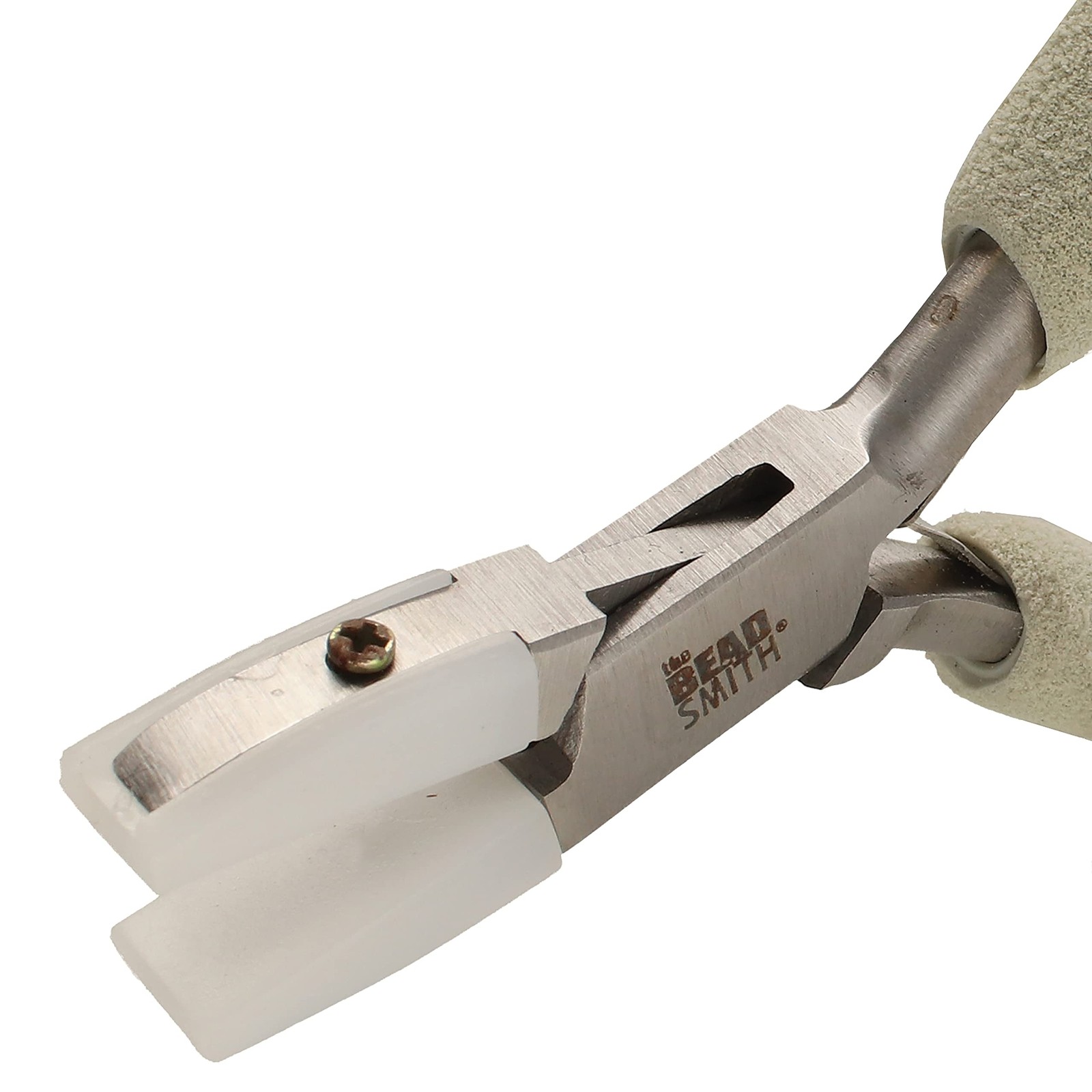 The Beadsmith Flat Nylon Jaw Pliers, 5.5", Comfort Grip, Jewelry Making