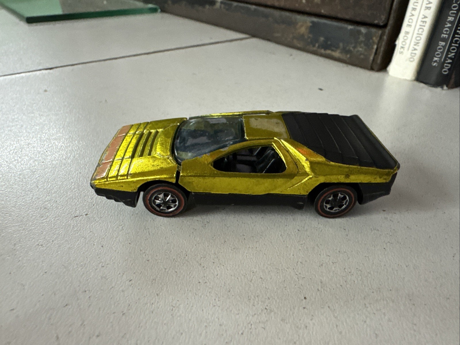 Hot Wheels Redline Carabo - Yellow - 1969 - Excellent, near mint.
