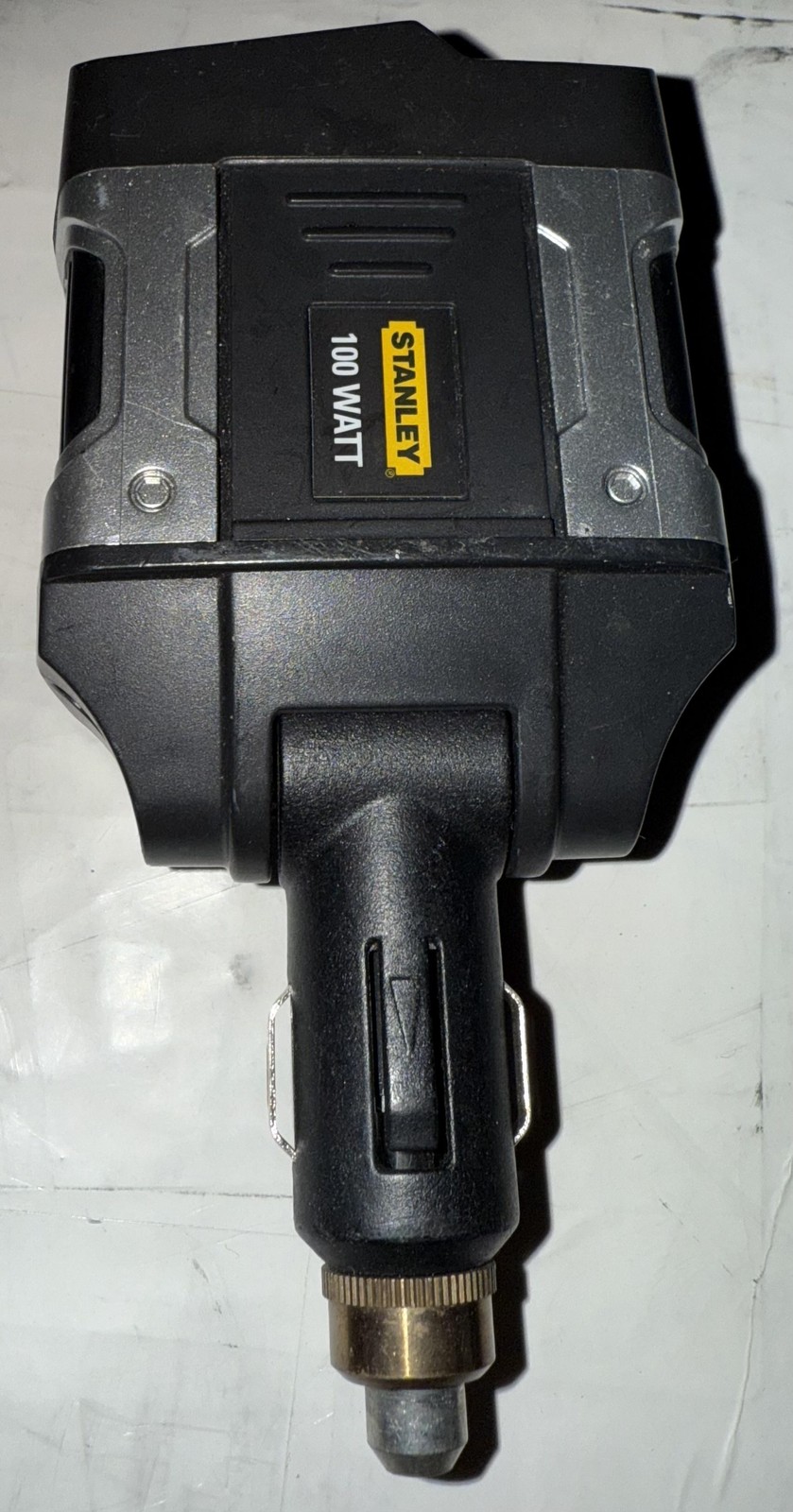 Stanley 100 Watt Power Inverter PC1A09 12V Car Adapter AC USB Charger Outlet