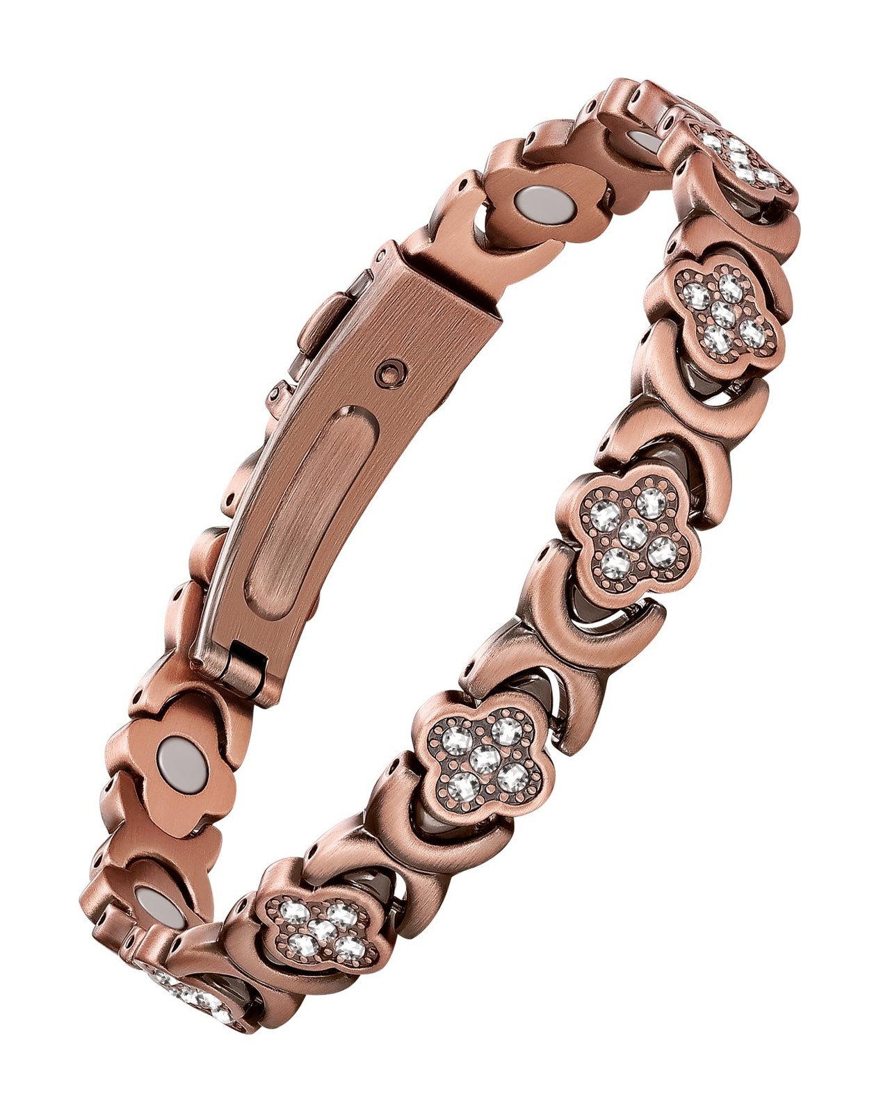 Pure Copper Bracelet for Women, Ultra Strength Magnetic Therapy Bracelets wit...