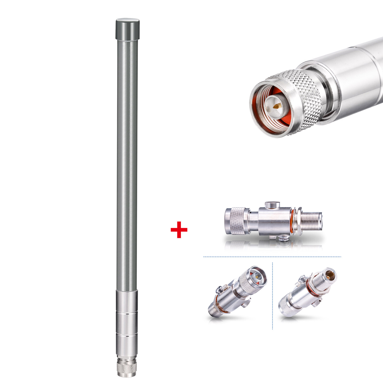 Fiberglass LoRa Antenna & Lightning Arresters for Helium RAK Nebra Bobcat Miner