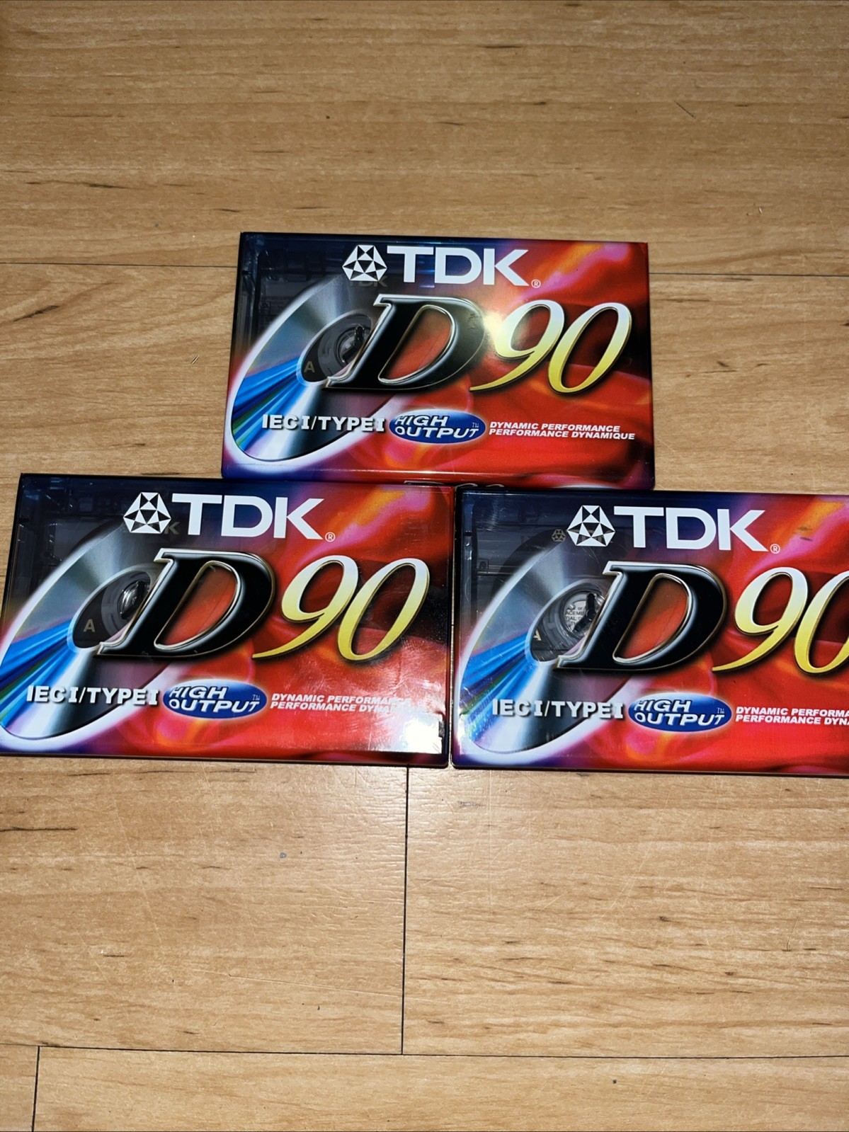 TDK D90 blank audio cassette tape IEC1/Type I Normal Position Sealed
