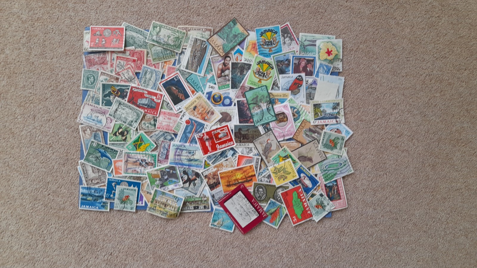 Used Postage Stamps from Jamaica - over 150