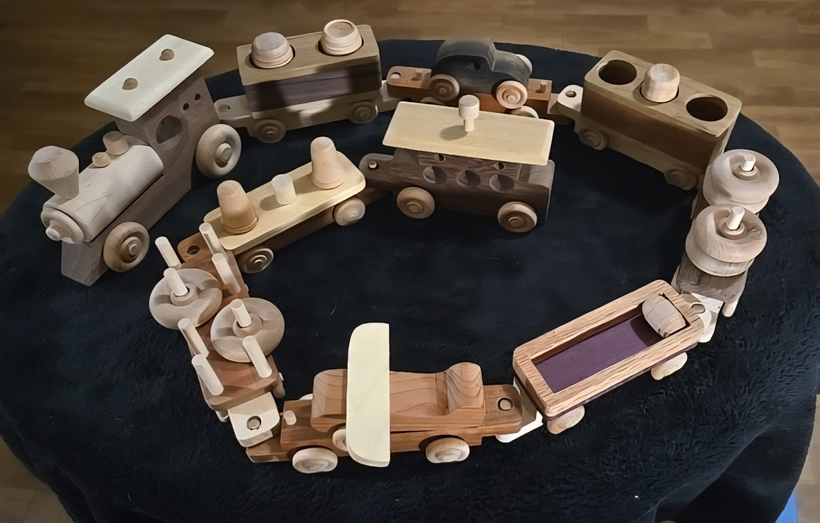 Wooden Train Set