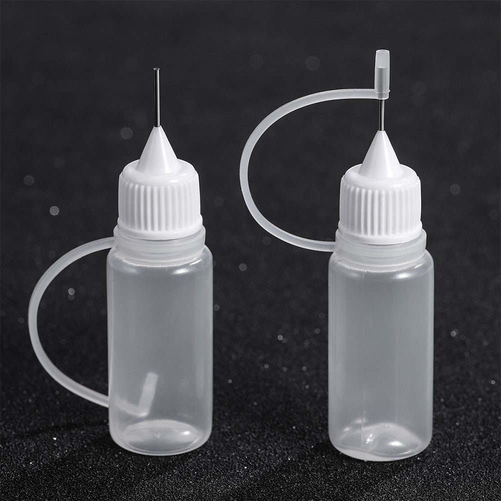 15 Pcs Packing Empty Bottle Set Squeeze Glue Bottles Fine Tip Bulk Precision