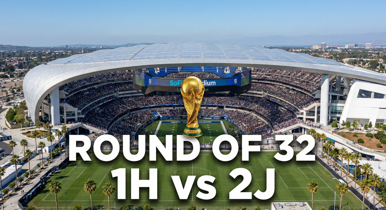 2026 FIFA World Cup Match 84 - Round of 32 LA: 1H vs 2J - Cat 1 ticket x 2