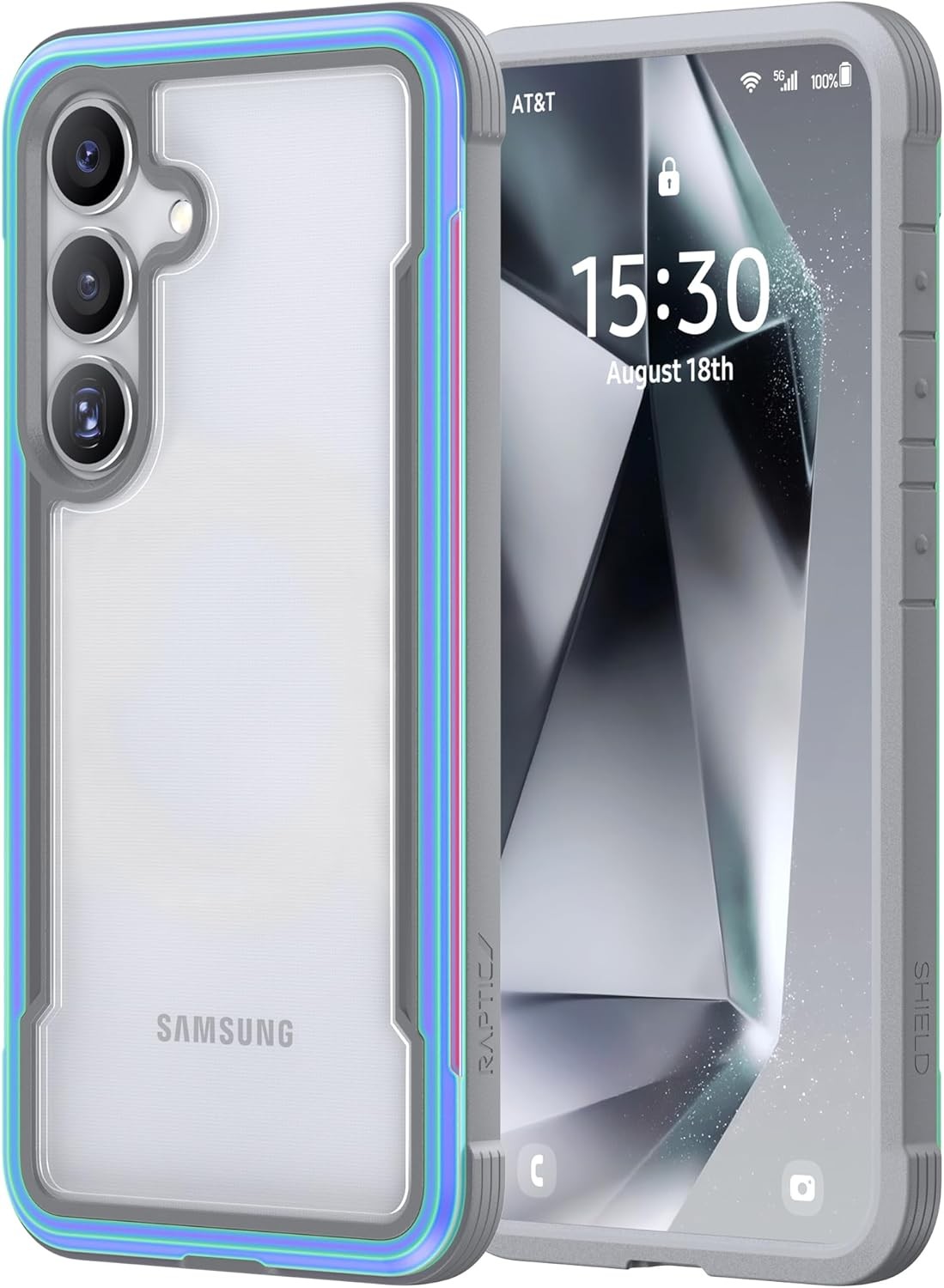 Shield Crystal Case for Samsung Galaxy S24 Plus, 13FT Mil-Grade Drop Protection