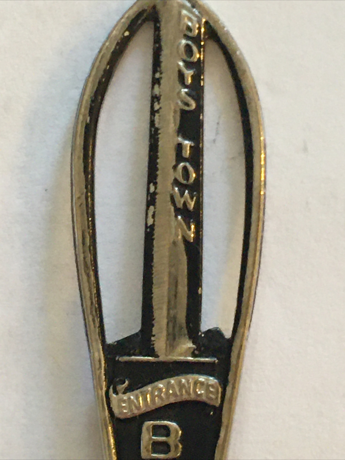 Vintage Souvenir Spoon US Collectible. Entrance Boys Town Nebraska