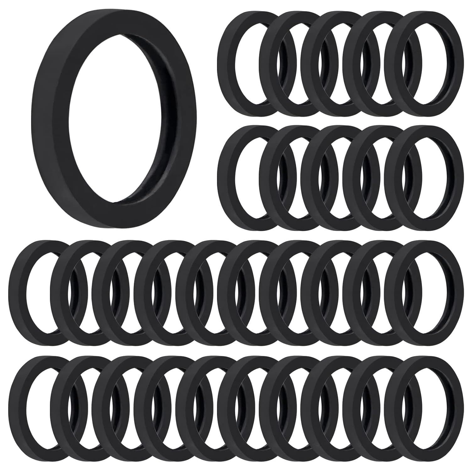 30PCS Gas Can Spout Gaskets Rubber Ring Can Gaskets Fuel Washer Seals Spout Gask