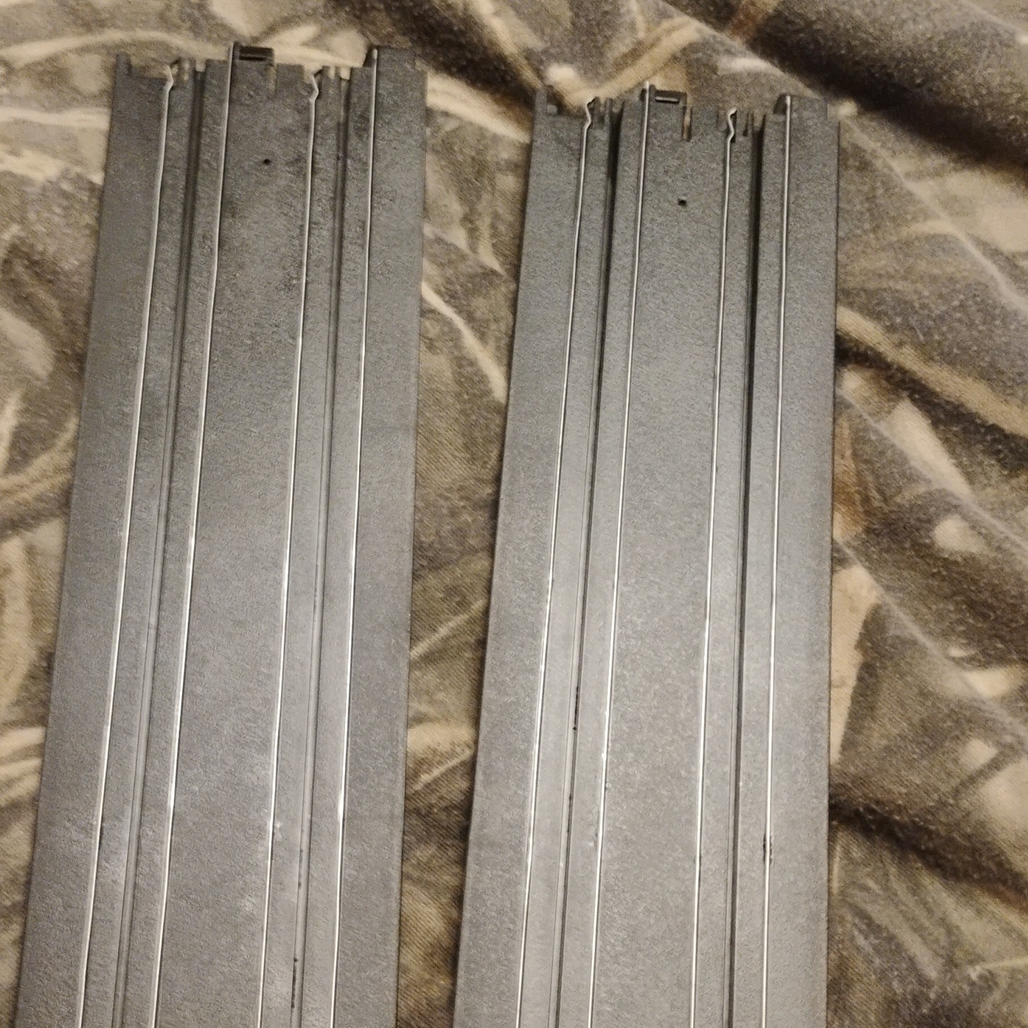 Slot Car Track Pieces, Assorted Black Plastic Tracks Accessories Lot