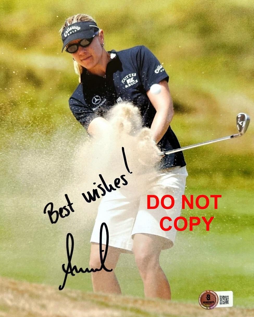 Annika Sorenstam LPGA CHAMPION Signed Autographed REPRINT 8x10 Photo RP