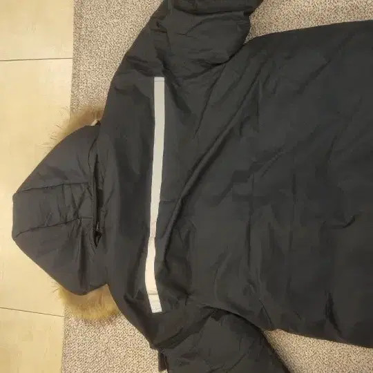 Zeben Padded Jacket, Unused, Navy Blue, With Hood