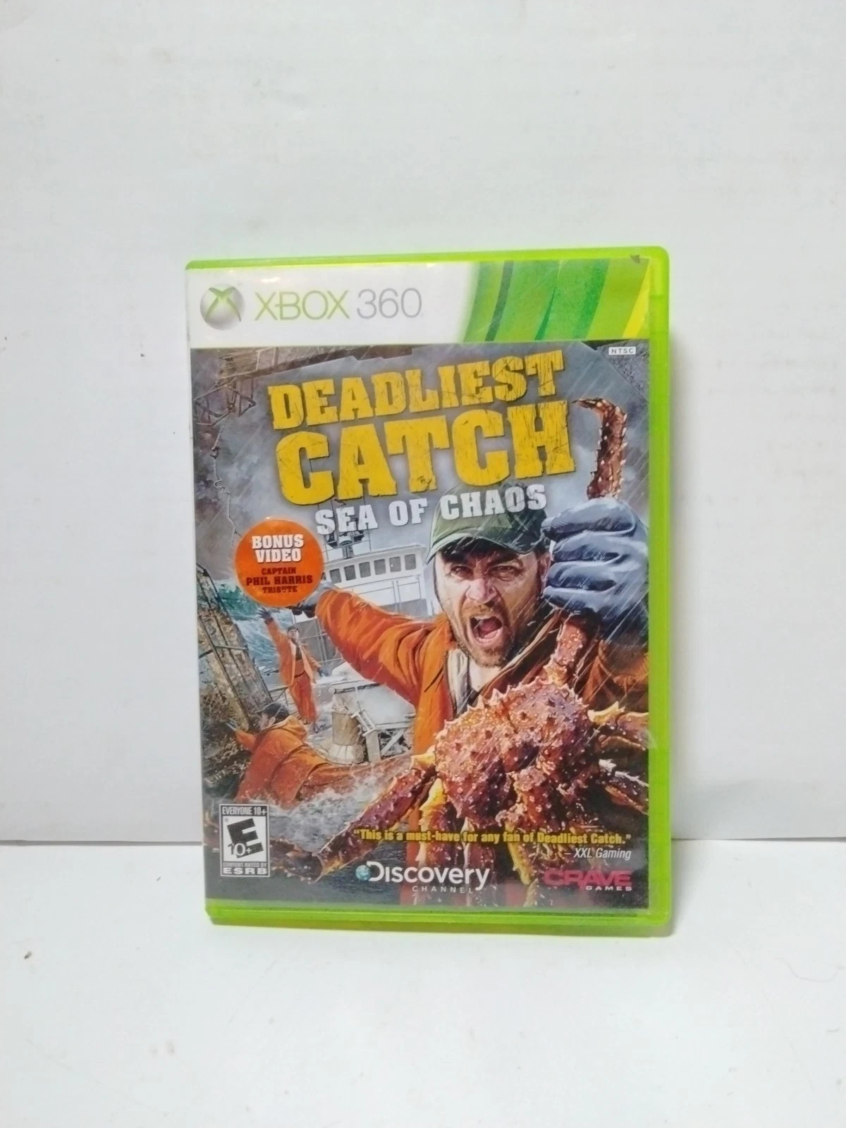 Deadliest Catch: Sea Of Chaos Xbox 360) Authentic Replacement Case Only