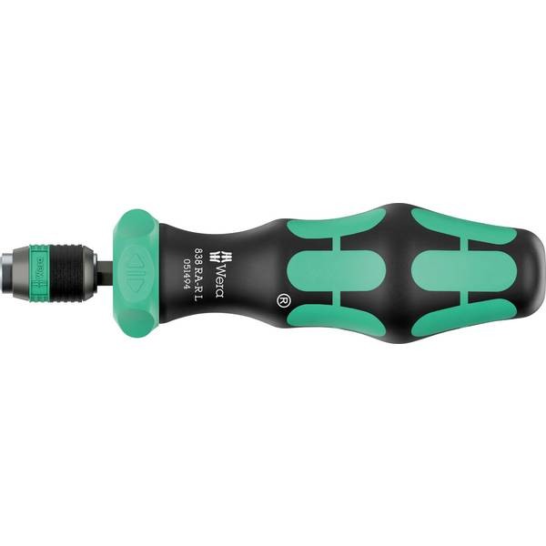 Wera 5051494001 838 RA-R L Workshop & Mechanical Ratchet Screwdriver 1/4 (6.