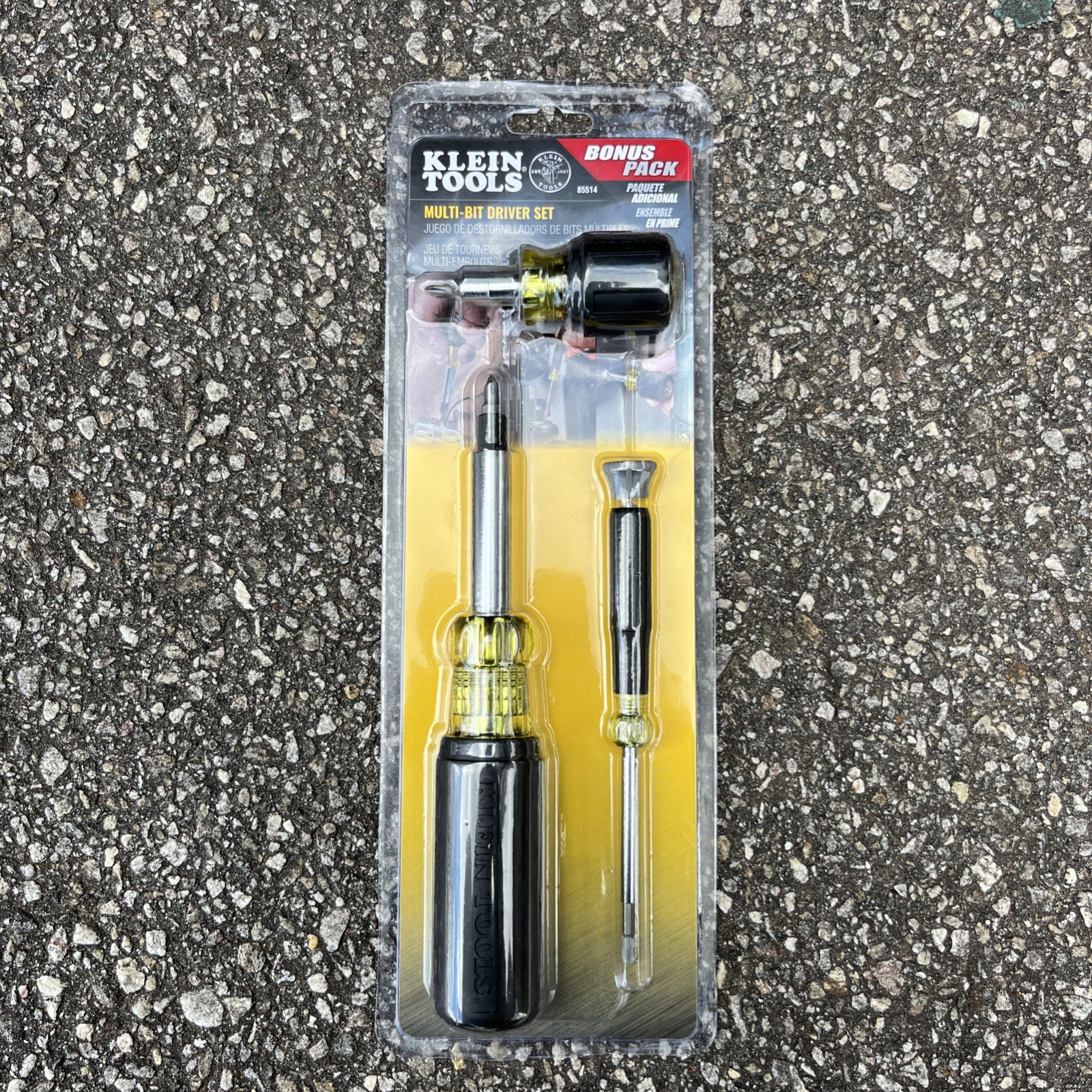 Klein Tools 85514 Multi-Bit Screwdriver and Nut Driver Set, 3-Piece