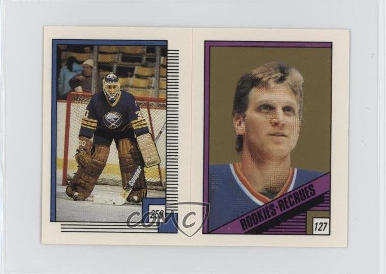 1988-89 O-Pee-Chee Album Stickers Tom Barrasso Brett Hull #127-259 HOF 0q3