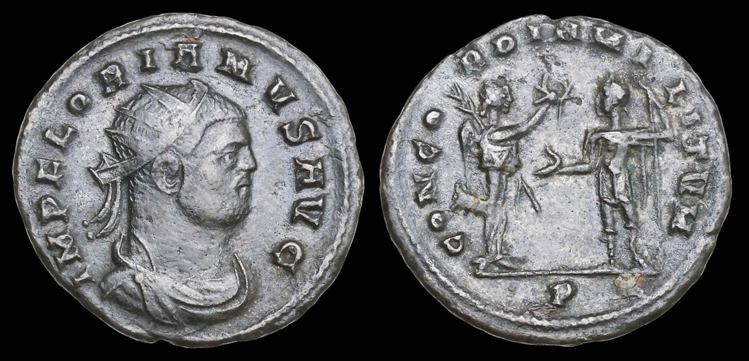Florianus Antoninianus - CONCORDIA MILITVM, Cyzicus - 22 mm / 3,38 gr
