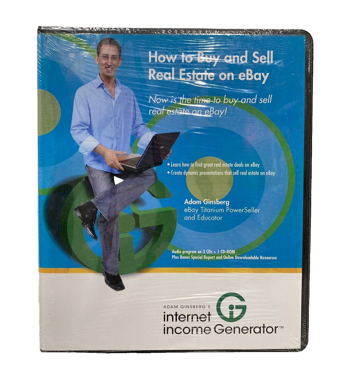 4 CDs, How to Buy and Sell Real Estate on eBay by Adam Ginsberg