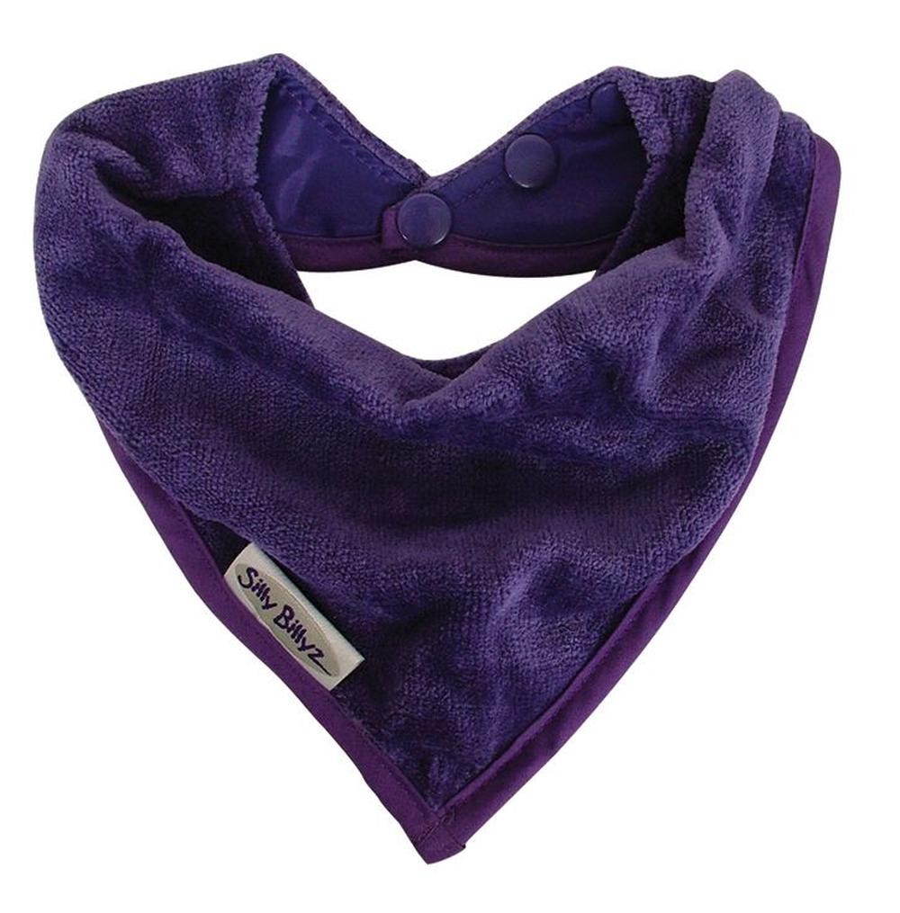 Silly Billyz Towel Bandana Bib - Purple