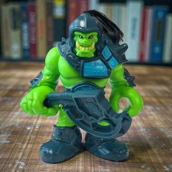 Fisher Price Imaginext Castle Green Ogre Troll Figure Toy ORC Figure Axe Weapon