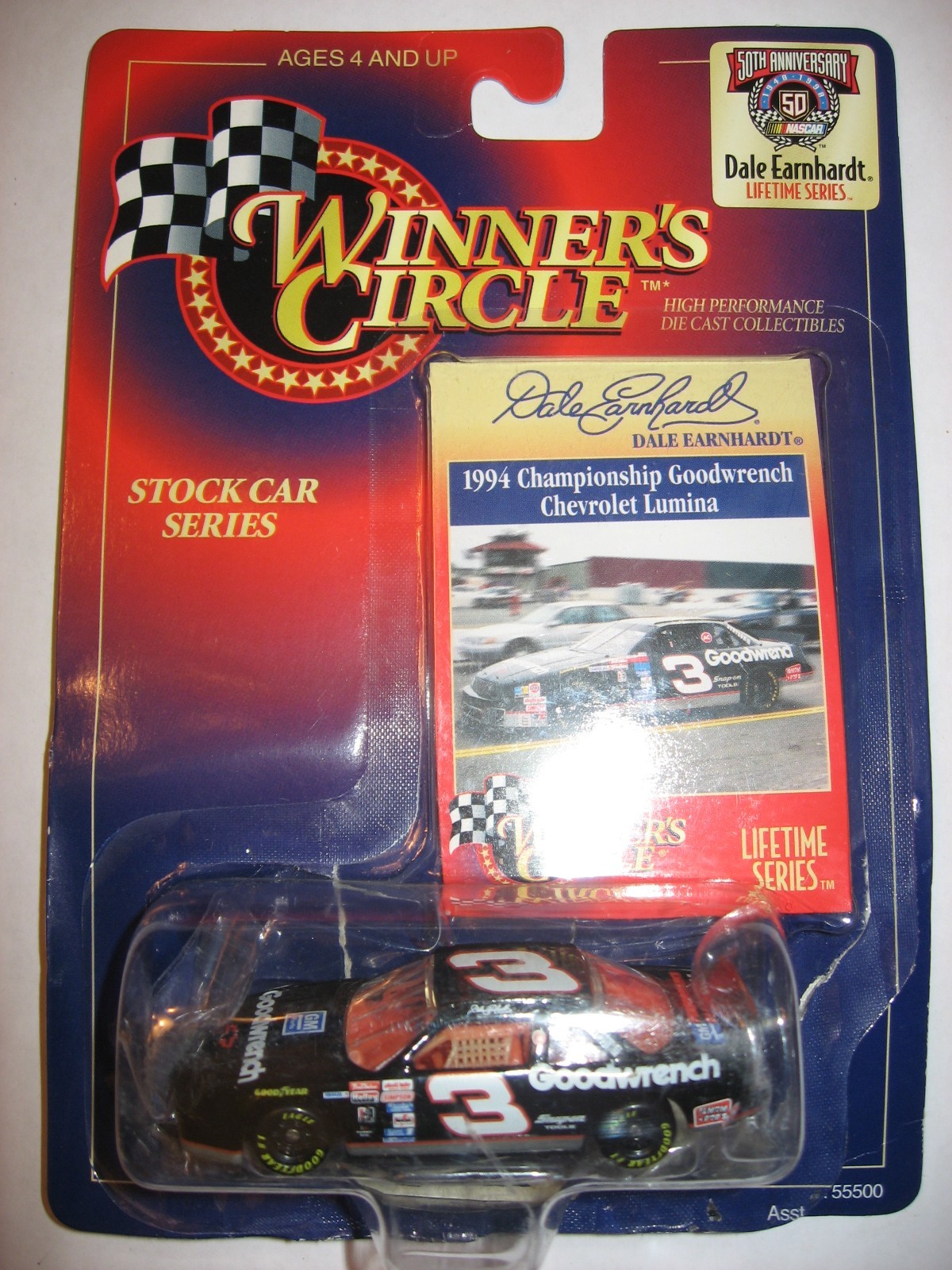 1994 DALE EARNHARDT SR #3 GOODWRENCH CHEVROLET LUMINA HASBRO 1:64 DIECAST
