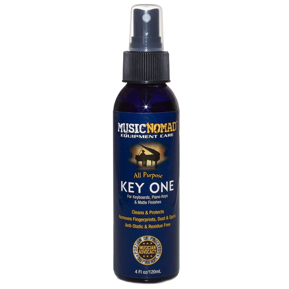 MusicNomad MN131 All Purpose Key ONE Cleaner, for 4 Fl Oz (Pack of 1) 