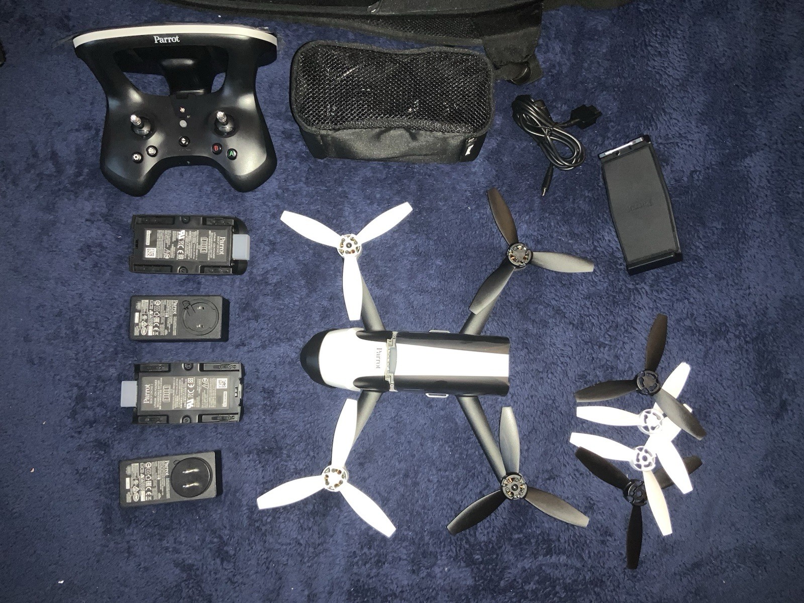 Parrot Bebop 2 Bundle - Manufacturer Stock - Skycontroller 2 and Accessories