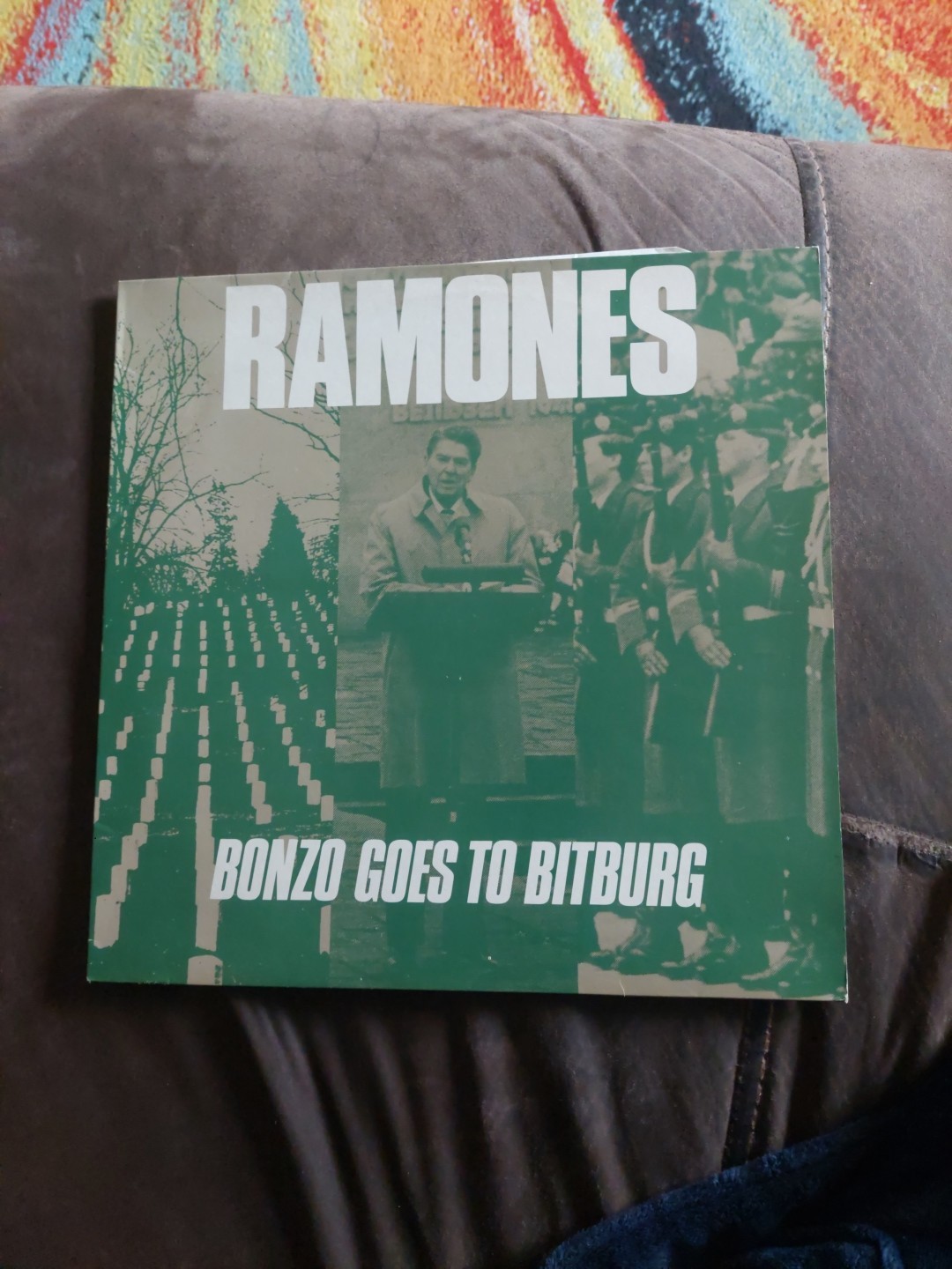 Ramones Bonzo Goes to Bitburg 12” Vinyl 1985 BEG 140T UK Pressing RARE