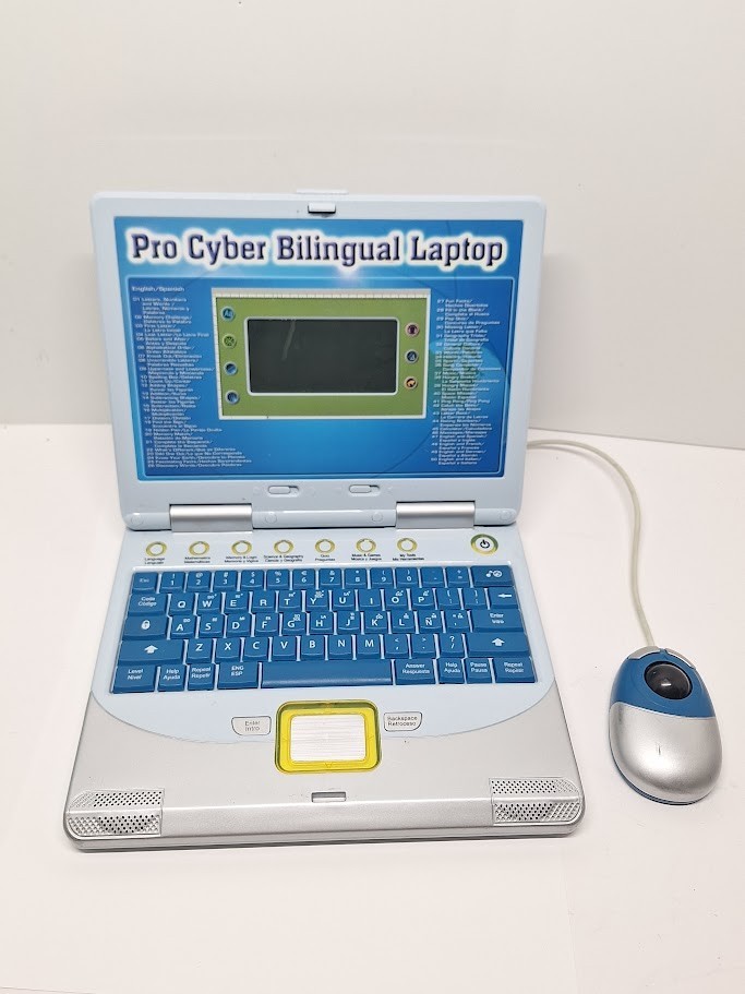 Kids Pro Cyber Bilingual English Spanish Interactive Laptop