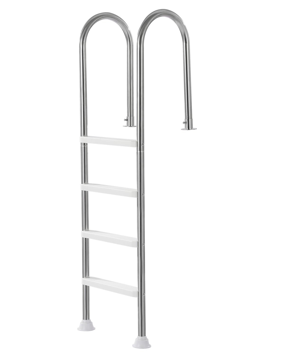 VEVOR 4-Step Pool Ladder Double Handrails Non-Slip Heavy Duty Stainless Steel