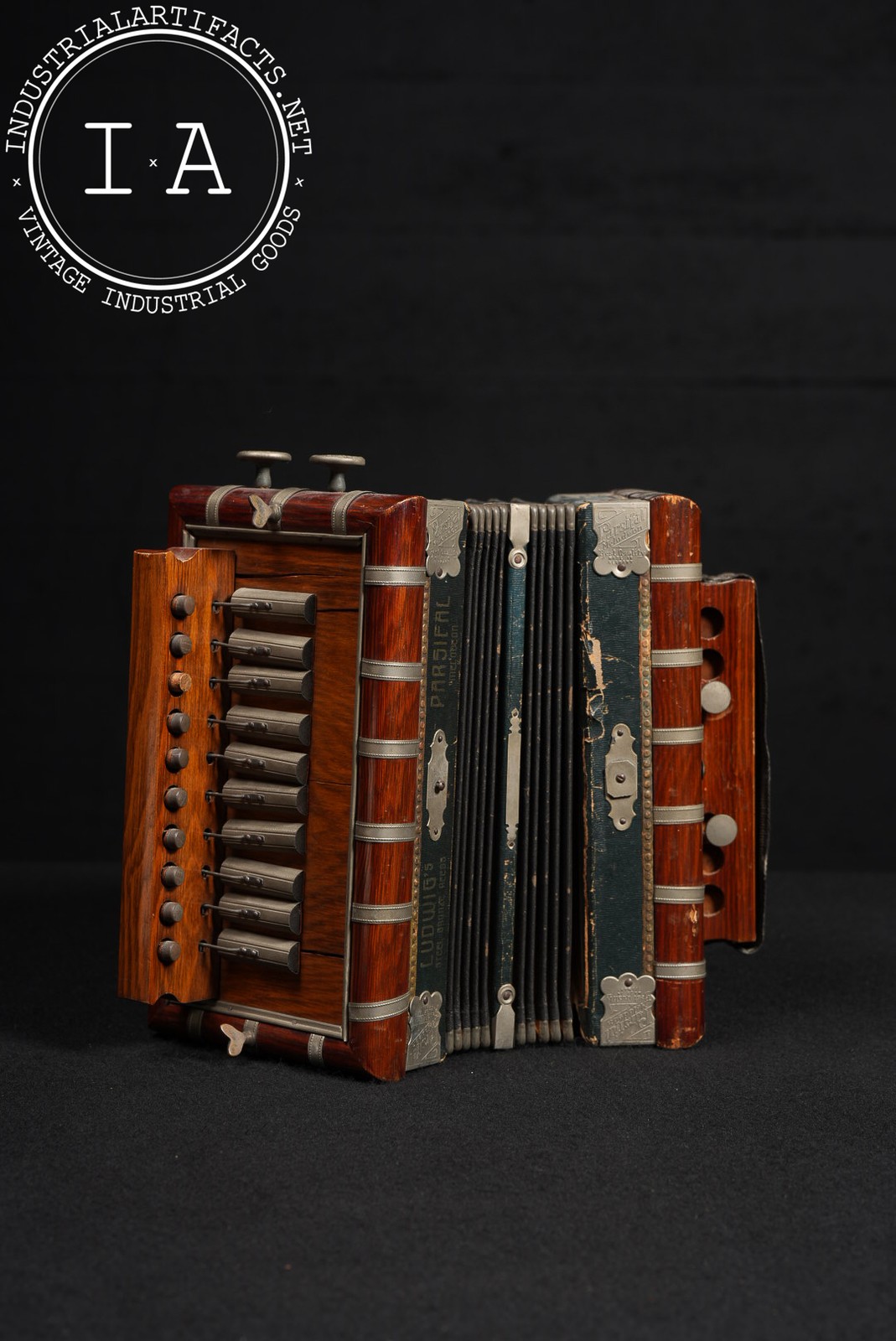 19th Century Parsifal Melodeon Accordion by Ludwig