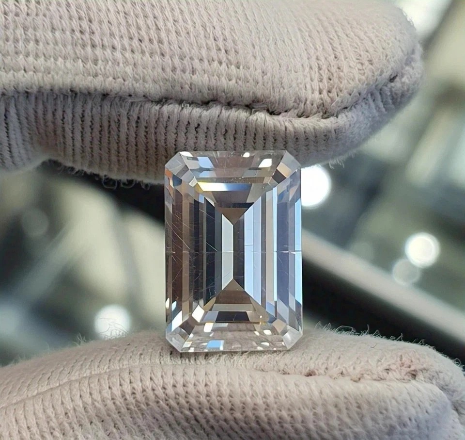 3.00 Ct Certified Lab Grown Diamond Emerald Cut D Color VVS1 Loose Diamond w474