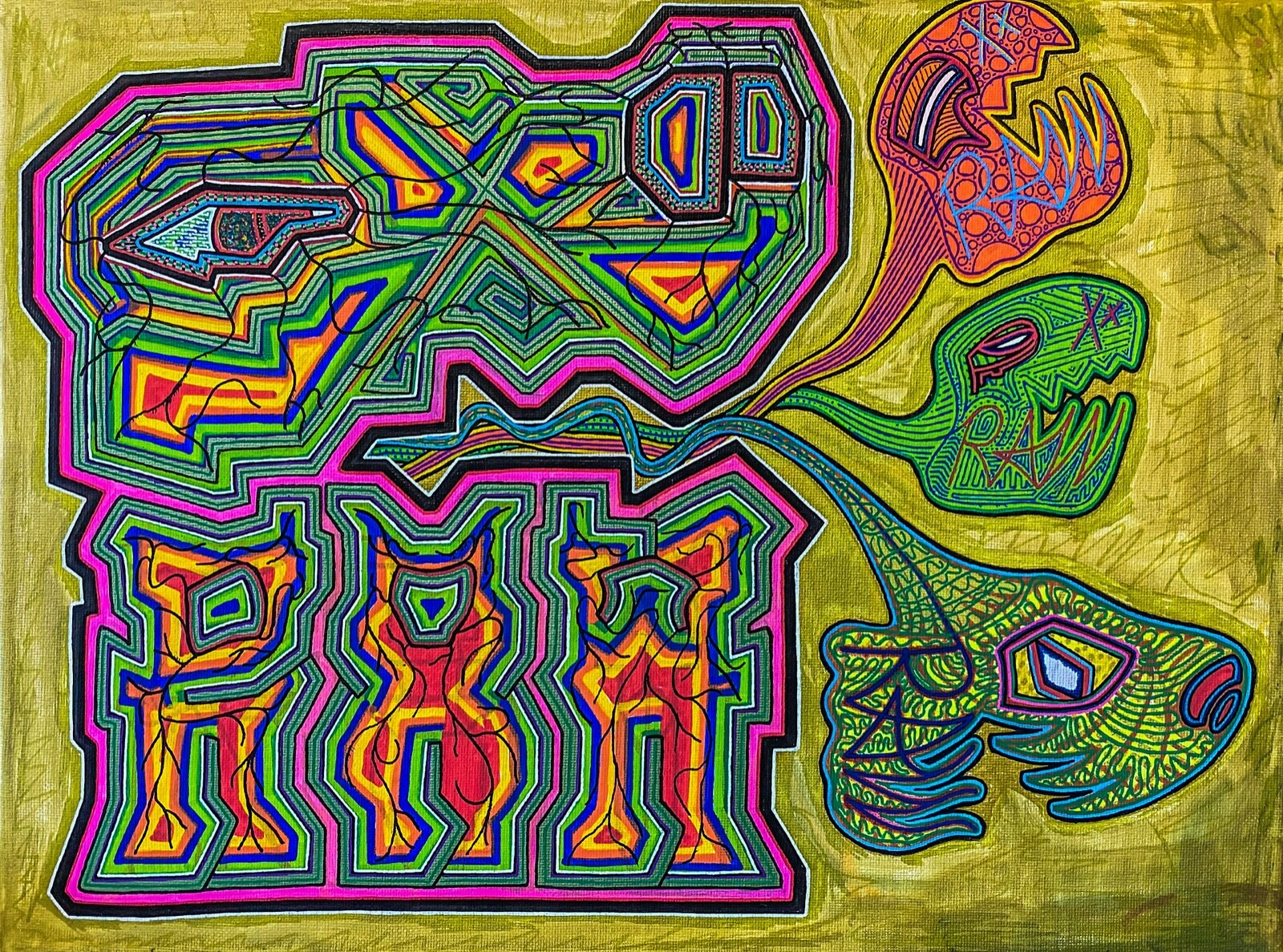 RAW HEAD #40 NFT, The RAWHEADs Collection by RabidArtWork, 1of1 NFT