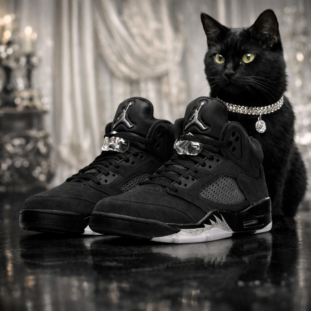 Men's Jordan 5 "Black Cat" Size US 7-12