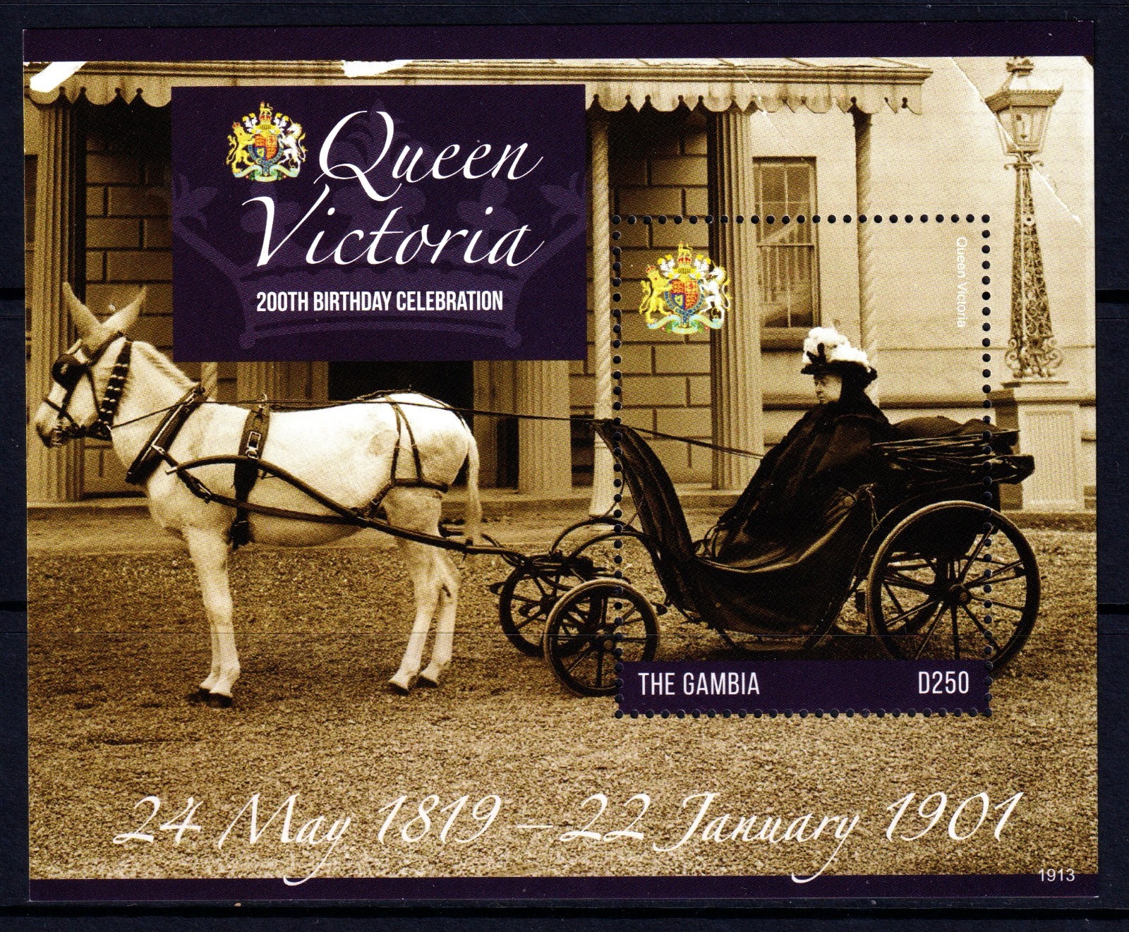 Gambia 2019 Queen Victoria Mint MNH Miniature Sheet