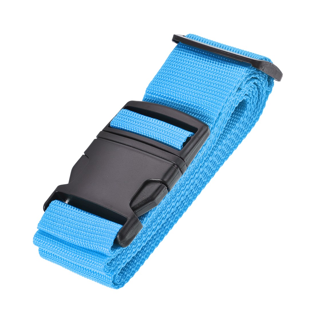 Luggage Strap Suitcase Belt with Buckle 2Mx5cm for Travel, Sky Blue